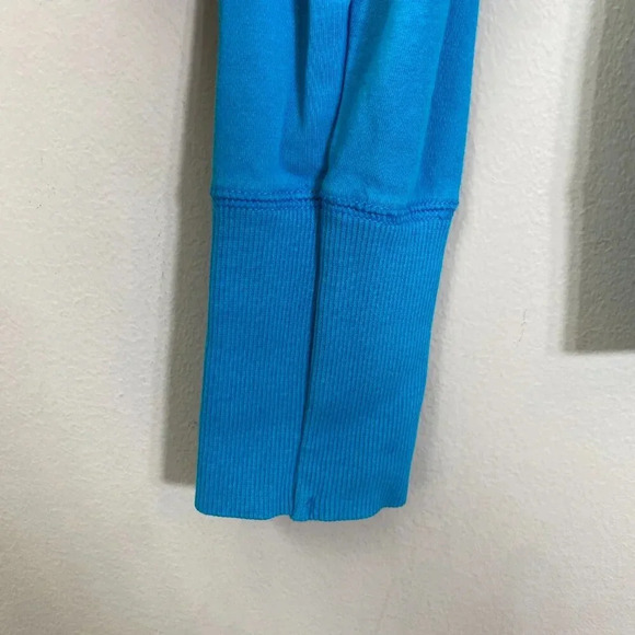 Vintage Nike Long Sleeve Hooded Pullover Sweatshirt Women's Medium Blue Active - Picture 8 of 14